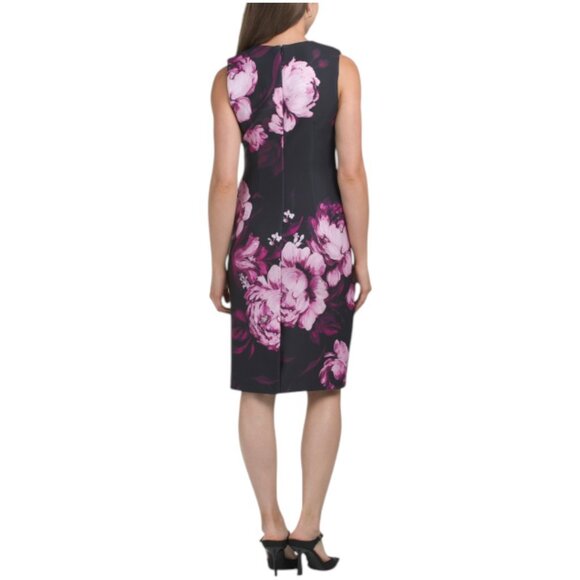 CALVIN KLEIN Floral Sheath Dress - Picture 3 of 4